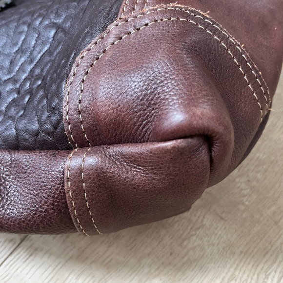 Myra Bag Brown and Cream Tote - Picture 4 of 9